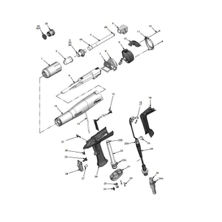 Encore Manual Powder Spray Gun Spare Parts